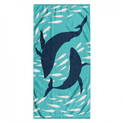 DecoKing, Luxusná plážová osuška DOLPHIN, 90 x 180 cm DecoKing, Luxusná plážová osuška DOLPHIN, 90 x 180 cm