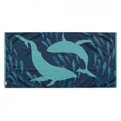DecoKing, Luxusná plážová osuška DOLPHIN, 90 x 180 cm DecoKing, Luxusná plážová osuška DOLPHIN, 90 x 180 cm
