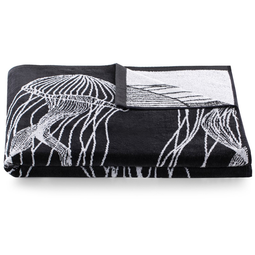 DecoKing JELLYFISH plážová osuška 90 × 180 cm – luxusná bavlnená osuška k vode