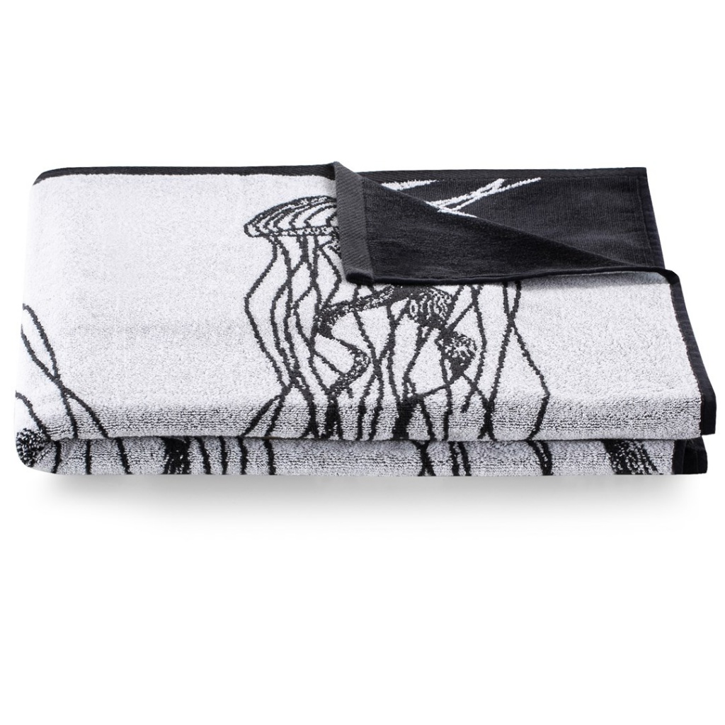 DecoKing JELLYFISH plážová osuška 90 × 180 cm – luxusná bavlnená osuška k vode