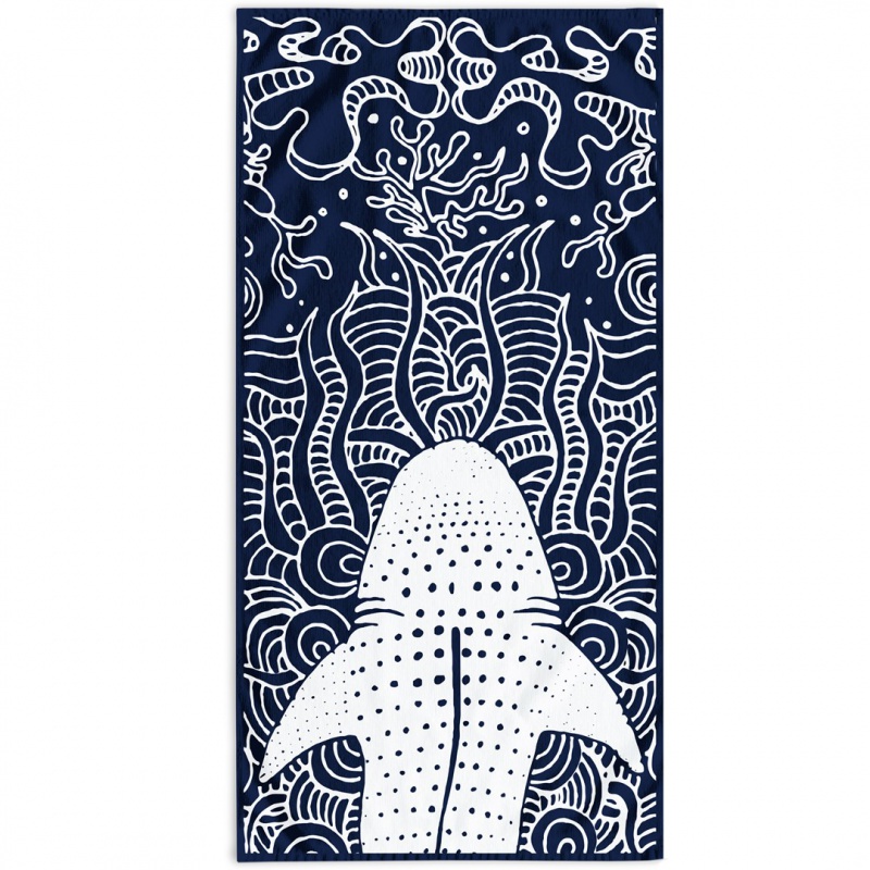 DecoKing, Luxusná plážová osuška SHARK, 90 x 180 cm DecoKing, Luxusná plážová osuška SHARK, 90 x 180 cm