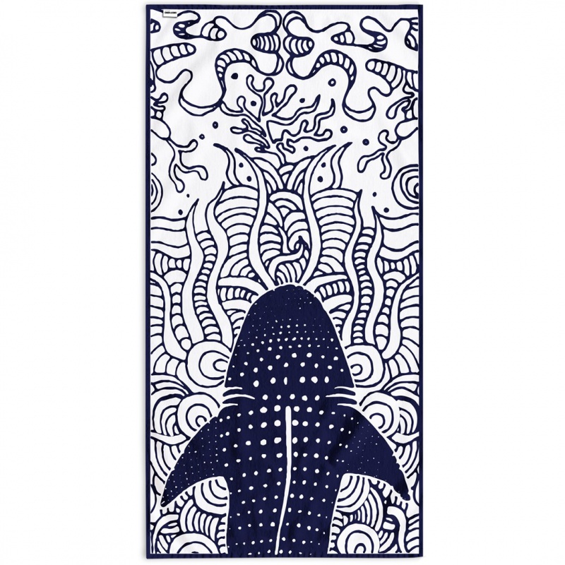 DecoKing, Luxusná plážová osuška SHARK, 90 x 180 cm DecoKing, Luxusná plážová osuška SHARK, 90 x 180 cm