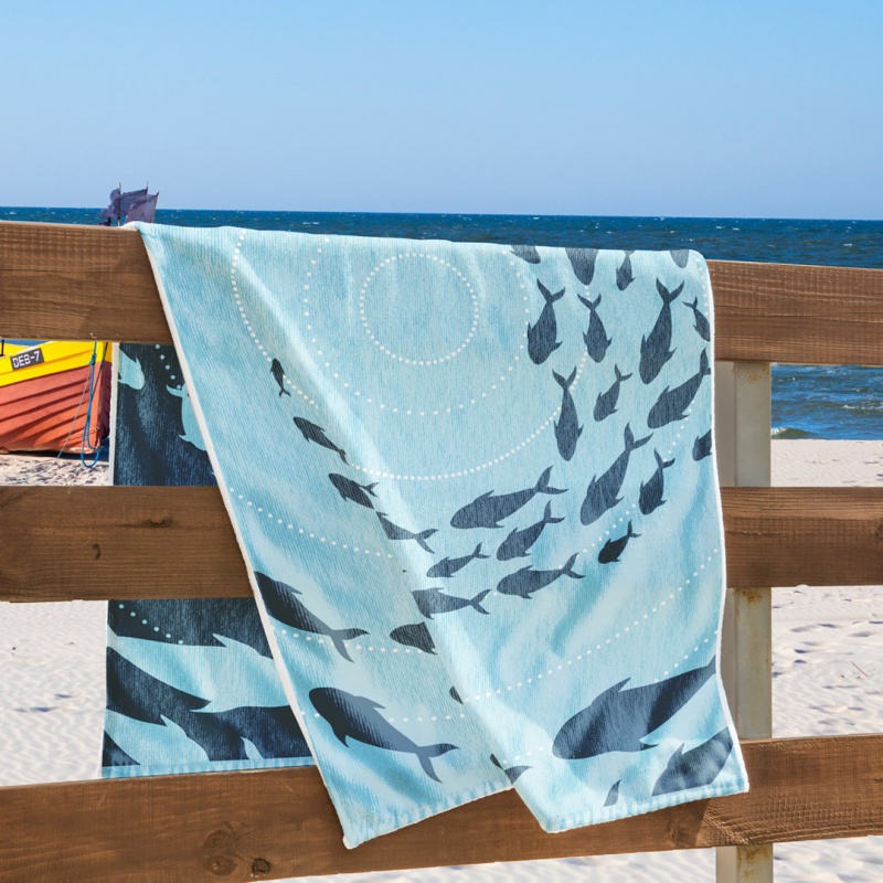 DecoKing, Luxusná plážová osuška SHOAL, 90 x 180 cm DecoKing, Luxusná plážová osuška SHOAL, 90 x 180 cm