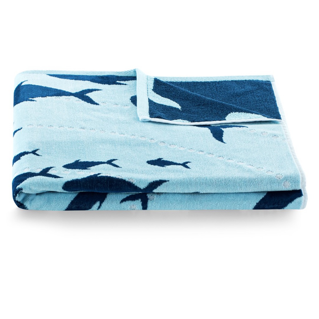 DecoKing SHOAL plážová osuška 90 × 180 cm – luxusná bavlnená osuška k vode