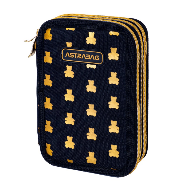 Trojposchodový peračník s náplňou AstraBAG GOLDEN TEDDY, AC31, 503024053 Trojposchodový peračník s náplňou AstraBAG GOLDEN TEDDY, AC31, 503024053