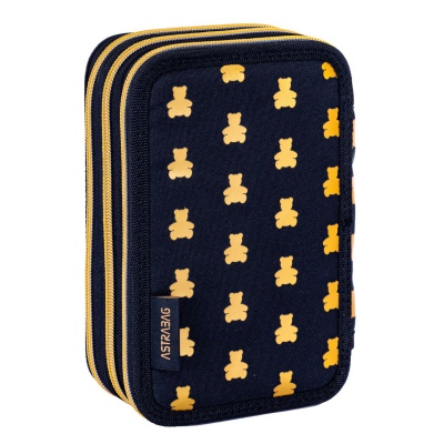 Trojposchodový peračník s náplňou AstraBAG GOLDEN TEDDY, AC31, 503024053 Trojposchodový peračník s náplňou AstraBAG GOLDEN TEDDY, AC31, 503024053