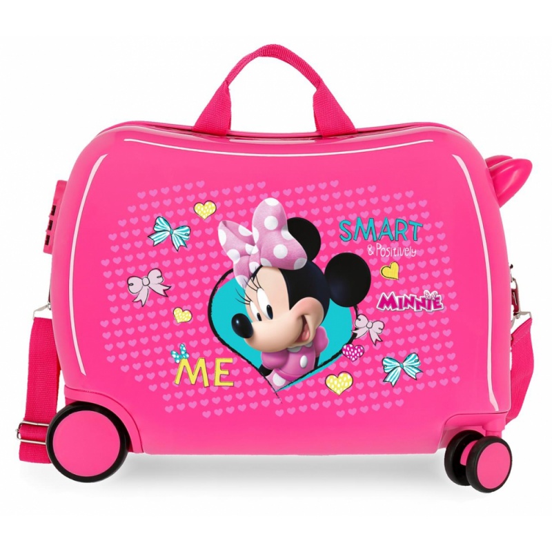 Detský cestovný kufor na kolieskach / odrážadlo MINNIE MOUSE Happy Helpers, 34L, 22398E1 Detský cestovný kufor na kolieskach / odrážadlo MINNIE MOUSE Happy Helpers, 34L, 22398E1