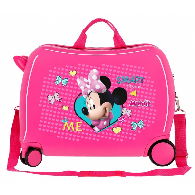 Detský cestovný kufor na kolieskach / odrážadlo MINNIE MOUSE Happy Helpers, 34L, 22398E1 Detský cestovný kufor na kolieskach / odrážadlo MINNIE MOUSE Happy Helpers, 34L, 22398E1