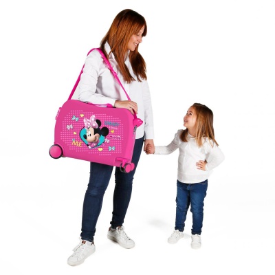 Detský cestovný kufor na kolieskach / odrážadlo MINNIE MOUSE Happy Helpers, 34L, 22398E1 Detský cestovný kufor na kolieskach / odrážadlo MINNIE MOUSE Happy Helpers, 34L, 22398E1