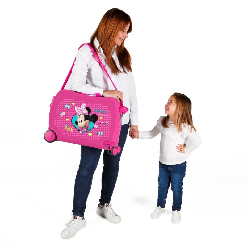 Detský cestovný kufor na kolieskach / odrážadlo MINNIE MOUSE Happy Helpers, 34L, 22398E1 Detský cestovný kufor na kolieskach / odrážadlo MINNIE MOUSE Happy Helpers, 34L, 22398E1