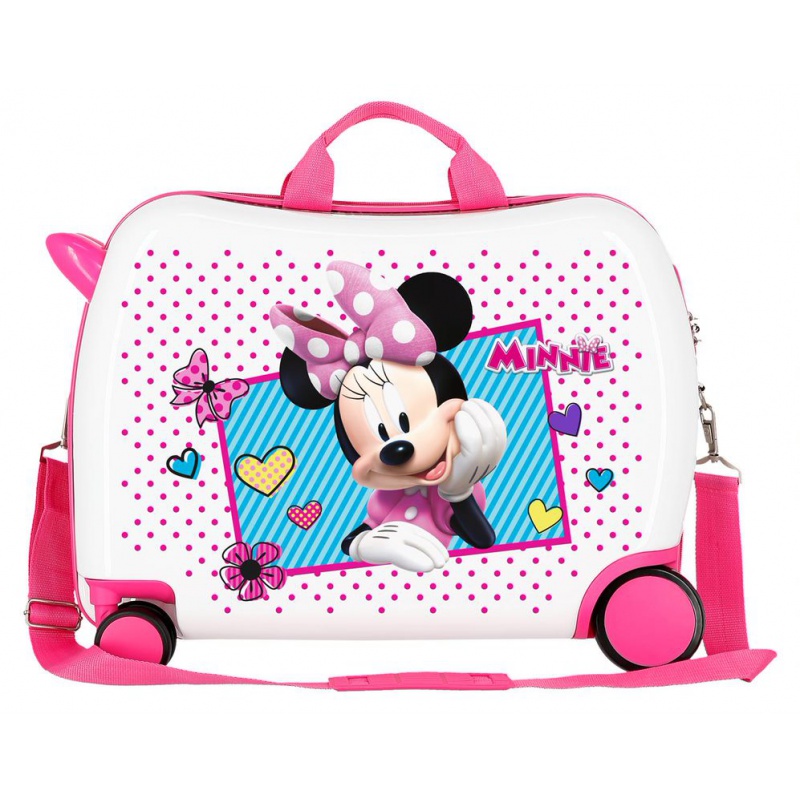 Detský cestovný kufor na kolieskach / odrážadlo MINNIE MOUSE Pink, 34L, 2399862 Detský cestovný kufor na kolieskach / odrážadlo MINNIE MOUSE Pink, 34L, 2399862