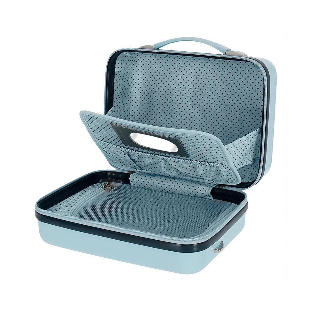 Cestovný kozmetický kufrík Wild and Free – 21x29x15 cm, 9L, odnímateľný popruh a priehradky na organizáciu