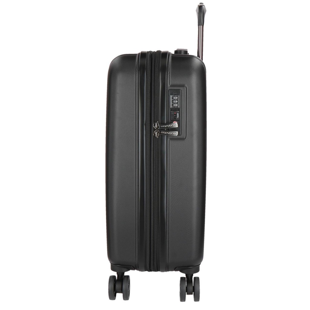 MOVOM Wood Black, Sada luxusných ABS cestovných kufrov, 75cm/65cm/55cm, 5318461