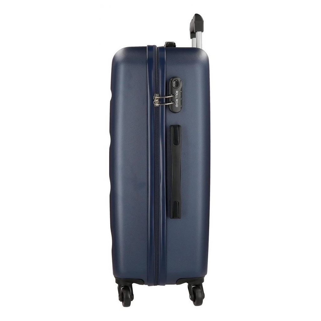 Sada ABS cestovních kufrů ROLL ROAD FLEX Navy Blue, 55-65-75cm, 5849462