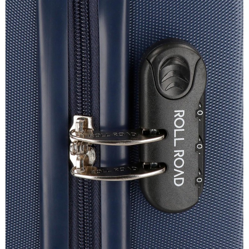 Sada ABS cestovních kufrů ROLL ROAD FLEX Navy Blue, 55-65-75cm, 5849462 Sada ABS cestovních kufrů ROLL ROAD FLEX Navy Blue, 55-65-75cm, 5849462