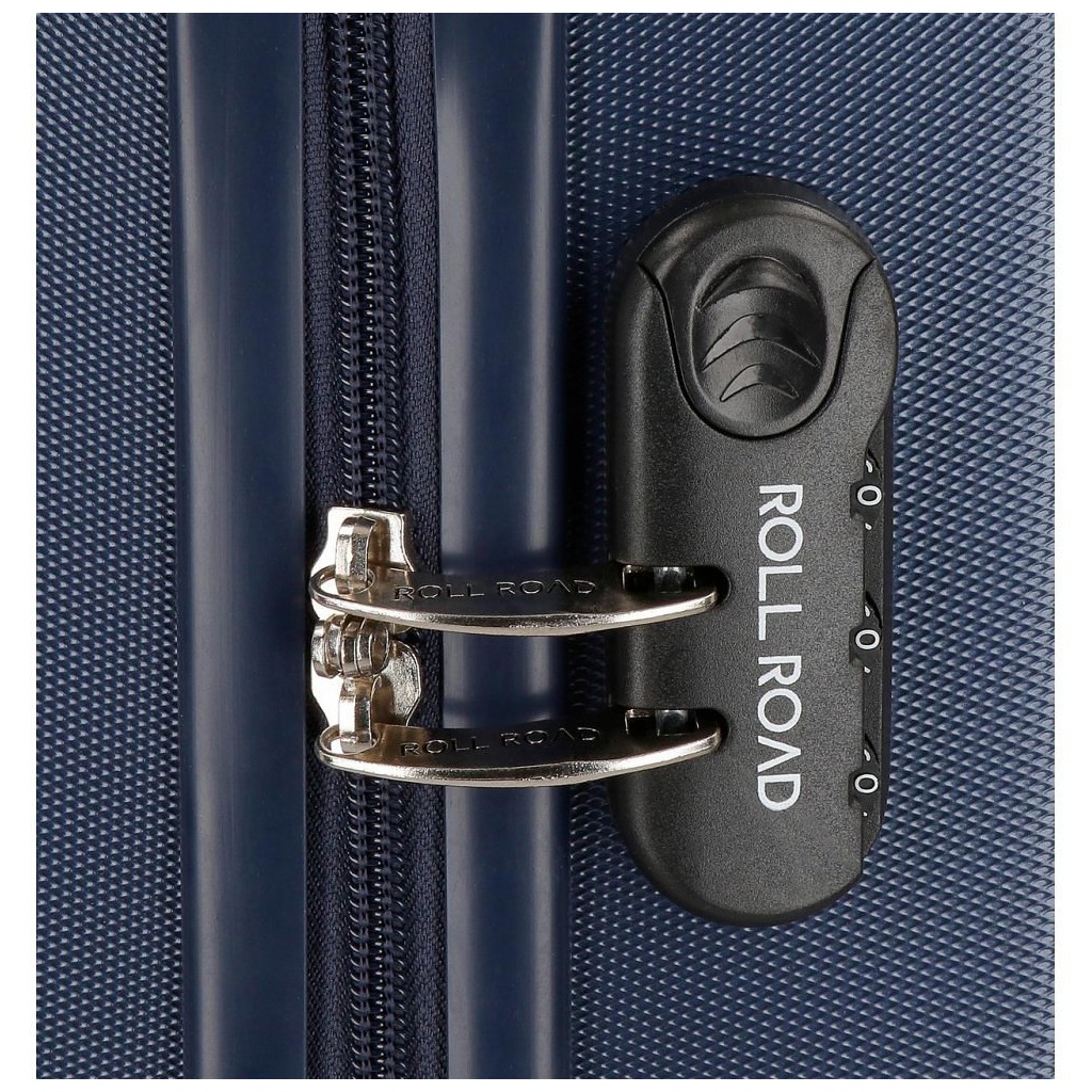 Sada ABS cestovních kufrů ROLL ROAD FLEX Navy Blue, 55-65-75cm, 5849462