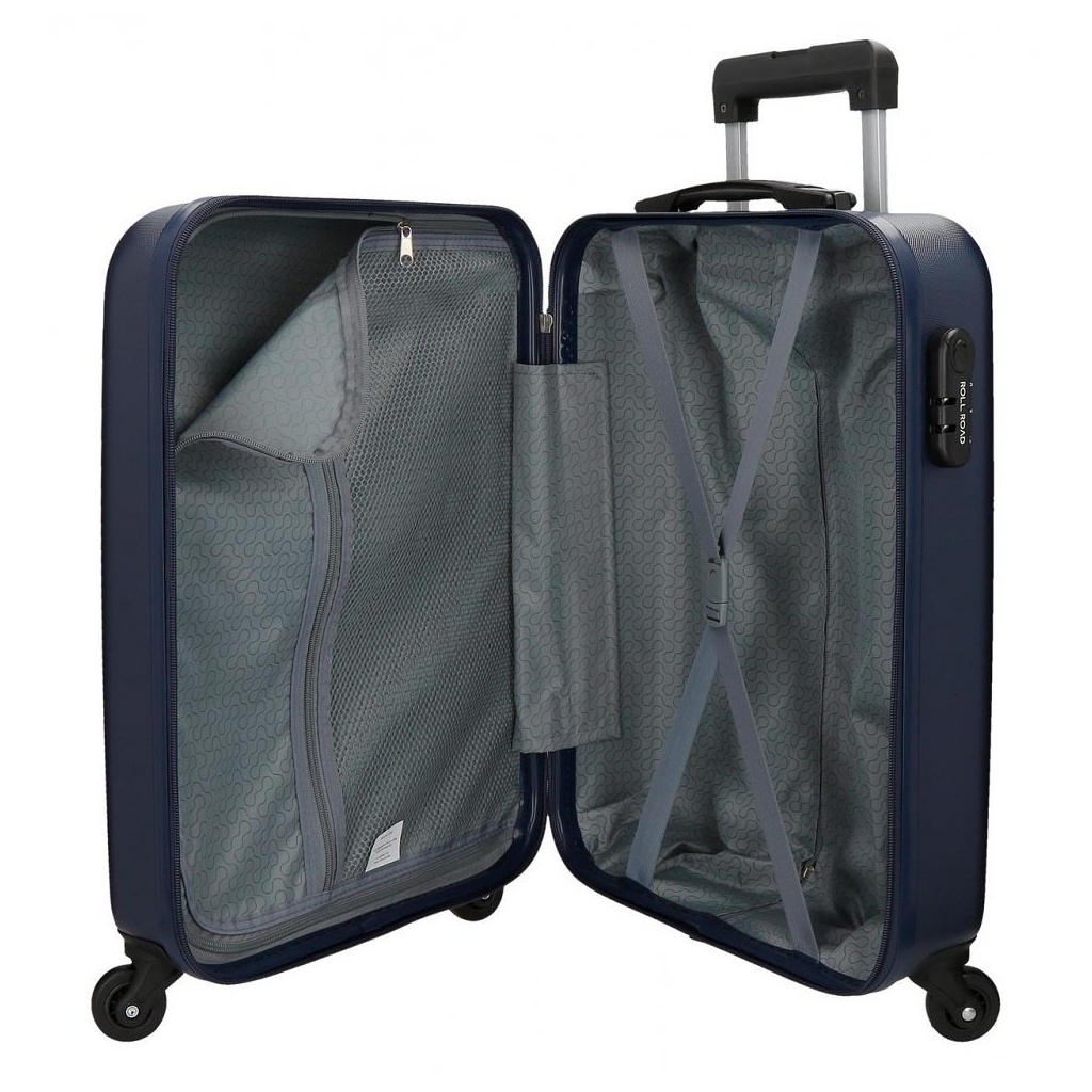 Sada ABS cestovních kufrů ROLL ROAD FLEX Navy Blue, 55-65-75cm, 5849462