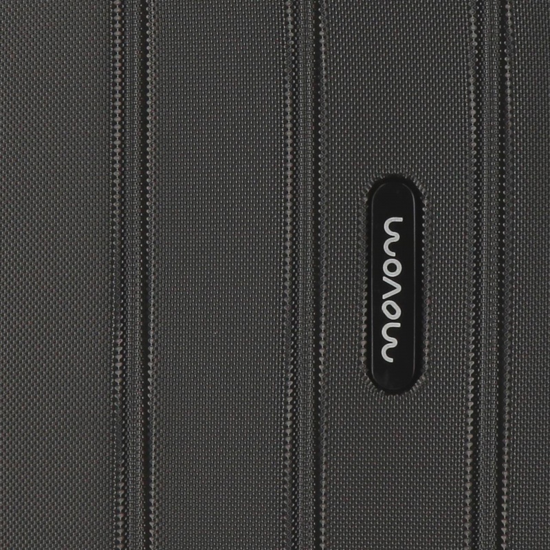 MOVOM Wood Black, Škrupinový cestovný kufor, 55x40x20cm, 38L, 5319161 (small)