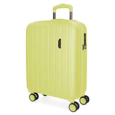 MOVOM Wood Yellow, Škrupinový cestovný kufor, 55x40x20cm, 38L, 531916B (small)