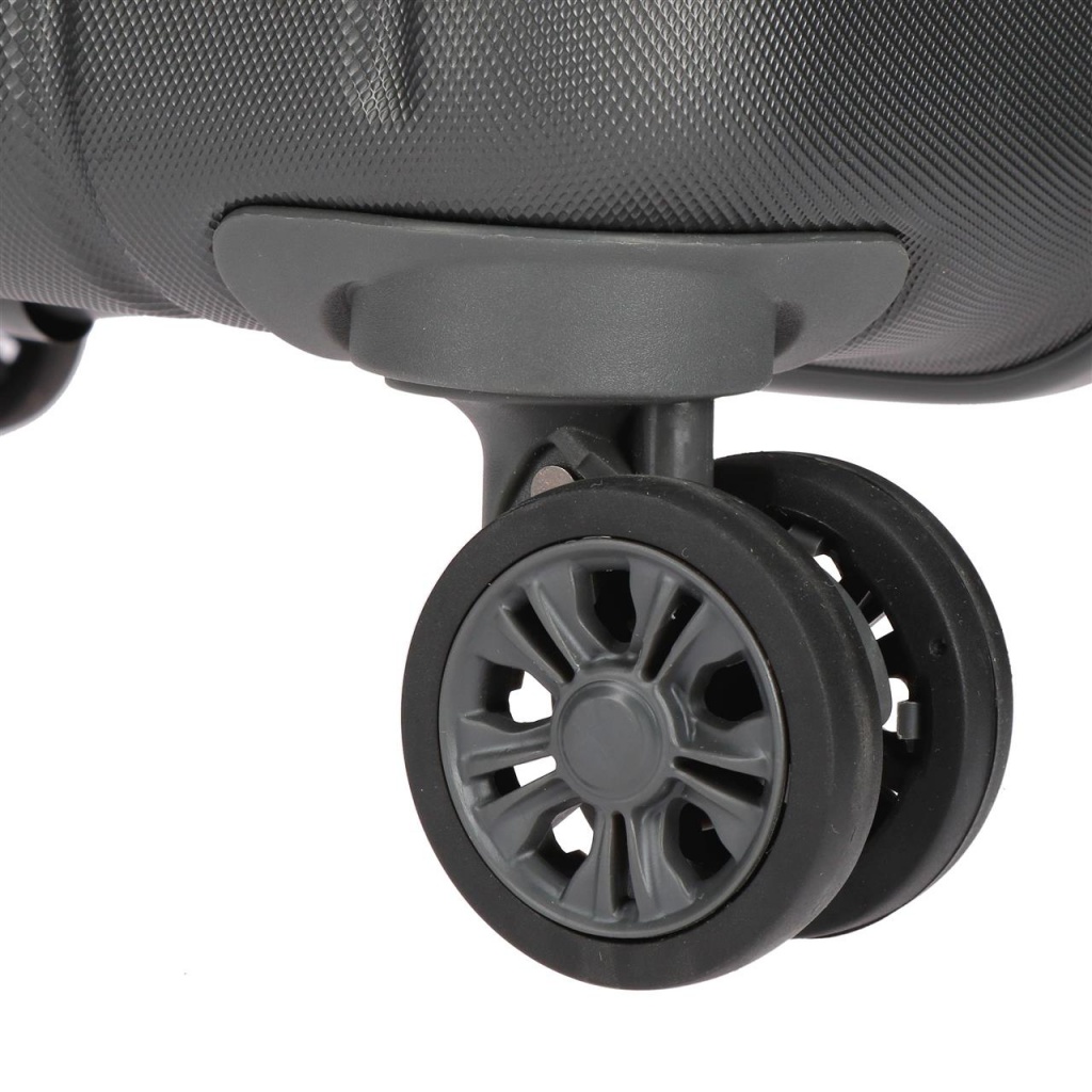 MOVOM Wood Antracite – Cestovný kufor s TSA zámkom a štvorkolesovým systémom