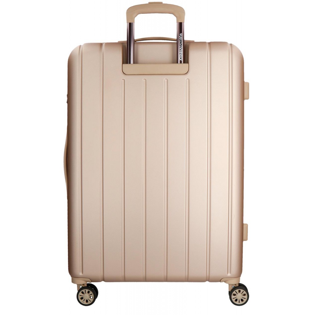 MOVOM Wood Champagne – Veľký rozšíriteľný škrupinový kufor 75×52×32 cm, 109L, TSA zámok