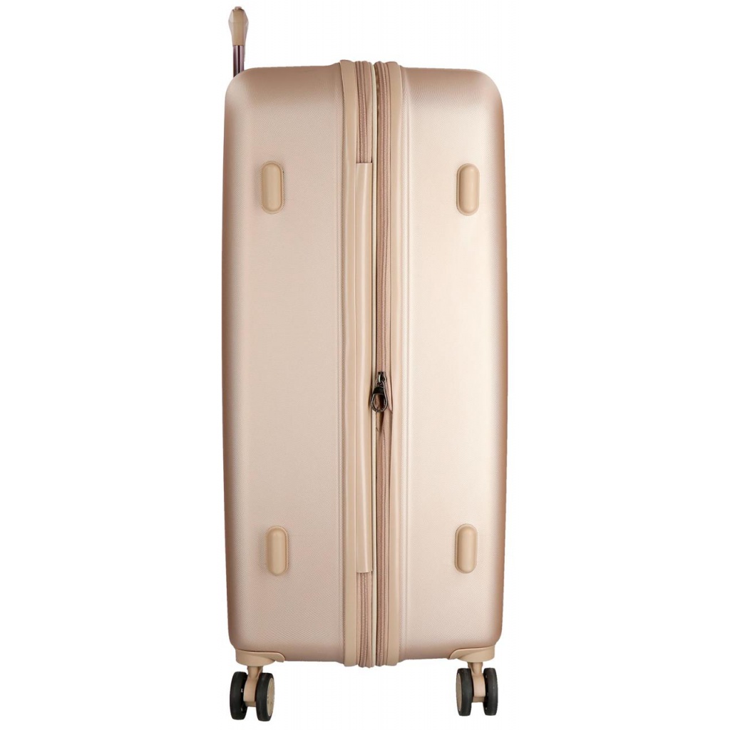 MOVEM Wood Champagne, Sada luxusních ABS cestovních kufrů, 75cm/65cm/55cm, 5318465
