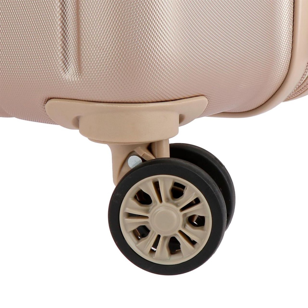 MOVOM Wood Champagne sada kufrov 75/65/55 cm – luxusné ABS cestovné kufre