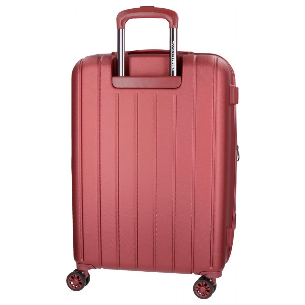 MOVEM Wood Red, Sada luxusních ABS cestovních kufrů, 75cm/65cm/55cm, 5318466