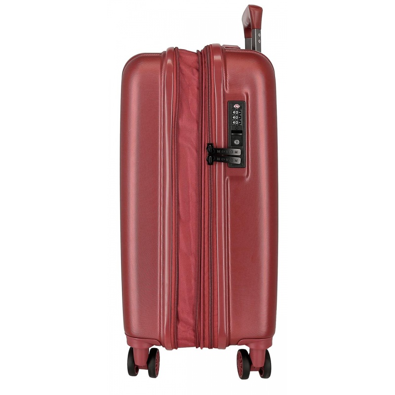 MOVOM Wood Red, Škrupinový cestovný kufor, 55x40x20cm, 38L, 5318666 (small exp.) MOVOM Wood Red, Škrupinový cestovný kufor, 55x40x20cm, 38L, 5318666 (small exp.)