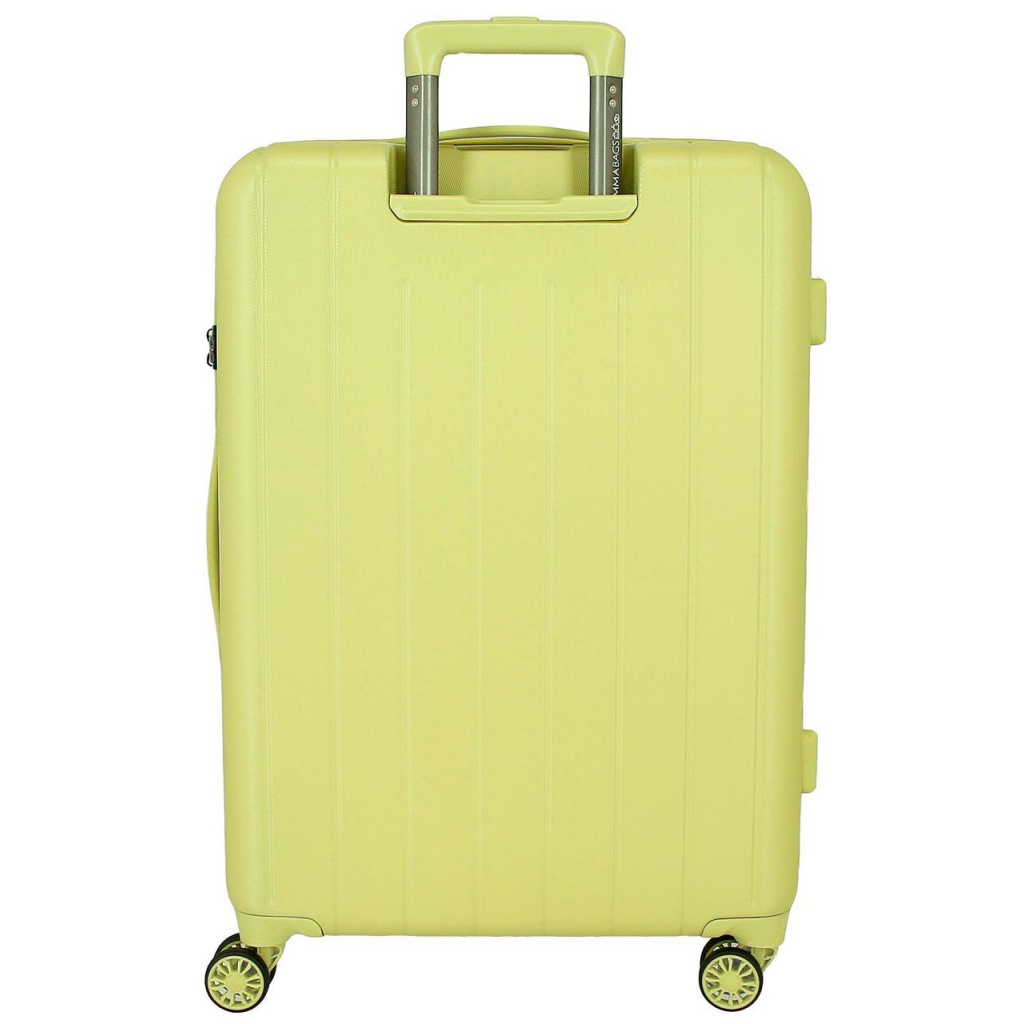 MOVEM Wood Yellow, Sada luxusních ABS cestovních kufrů, 75cm/65cm/55cm, 531846B