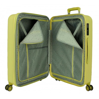 MOVOM Wood Yellow, Sada luxusných ABS cestovných kufrov, 75cm/65cm/55cm, 531846B MOVOM Wood Yellow, Sada luxusných ABS cestovných kufrov, 75cm/65cm/55cm, 531846B