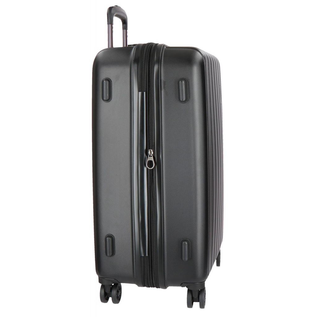 MOVOM Wood Black, Sada luxusných ABS cestovných kufrov, 65cm/55cm, 5318961