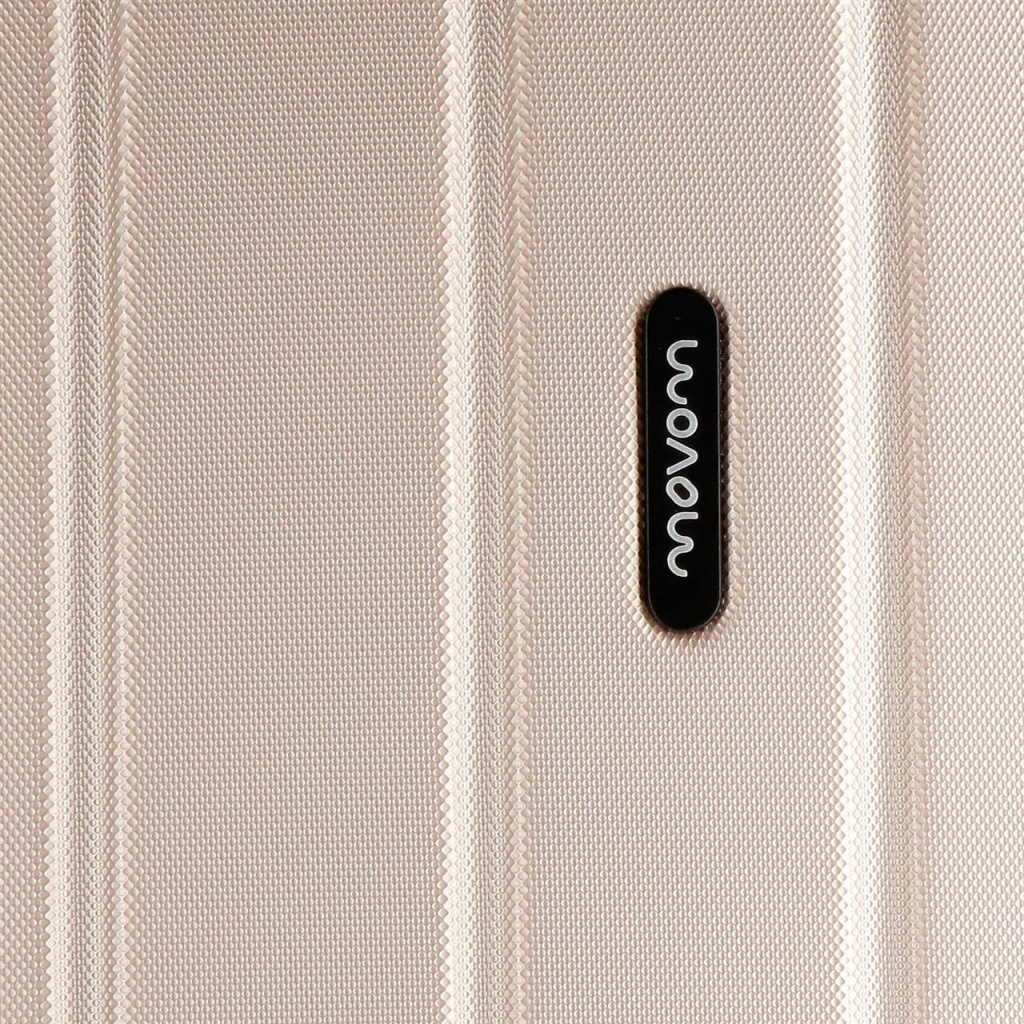 MOVEM Wood Champagne, Sada luxusních ABS cestovních kufrů, 65cm/55cm, 5318965