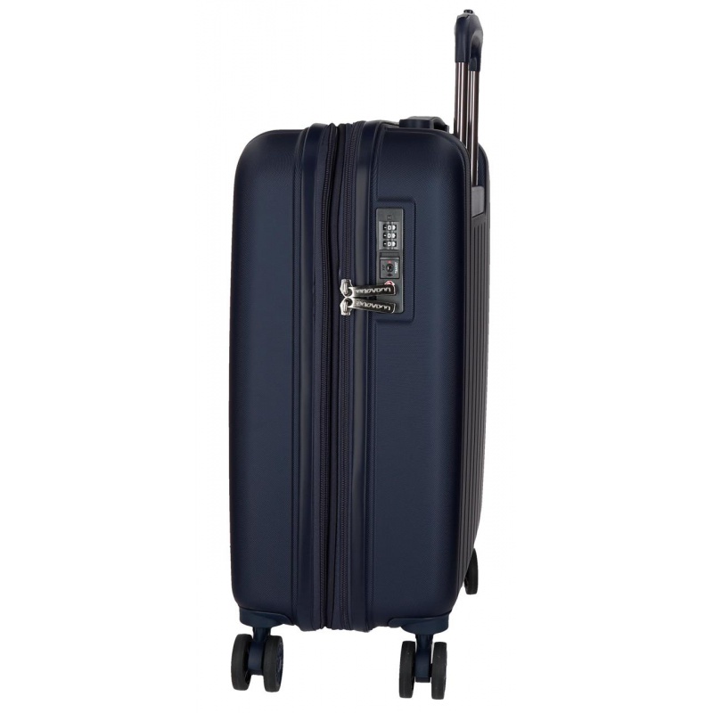 MOVOM Wood Navy Blue, Sada luxusných ABS cestovných kufrov, 65cm/55cm, 5318964 MOVOM Wood Navy Blue, Sada luxusných ABS cestovných kufrov, 65cm/55cm, 5318964