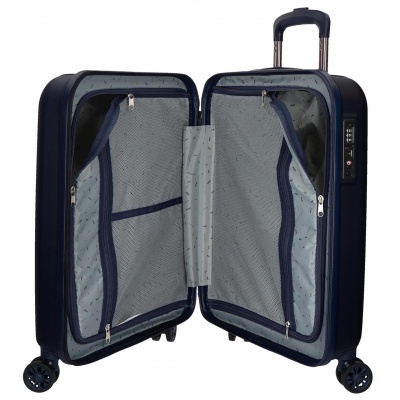 MOVOM Wood Navy Blue, Sada luxusných ABS cestovných kufrov, 65cm/55cm, 5318964 MOVOM Wood Navy Blue, Sada luxusných ABS cestovných kufrov, 65cm/55cm, 5318964