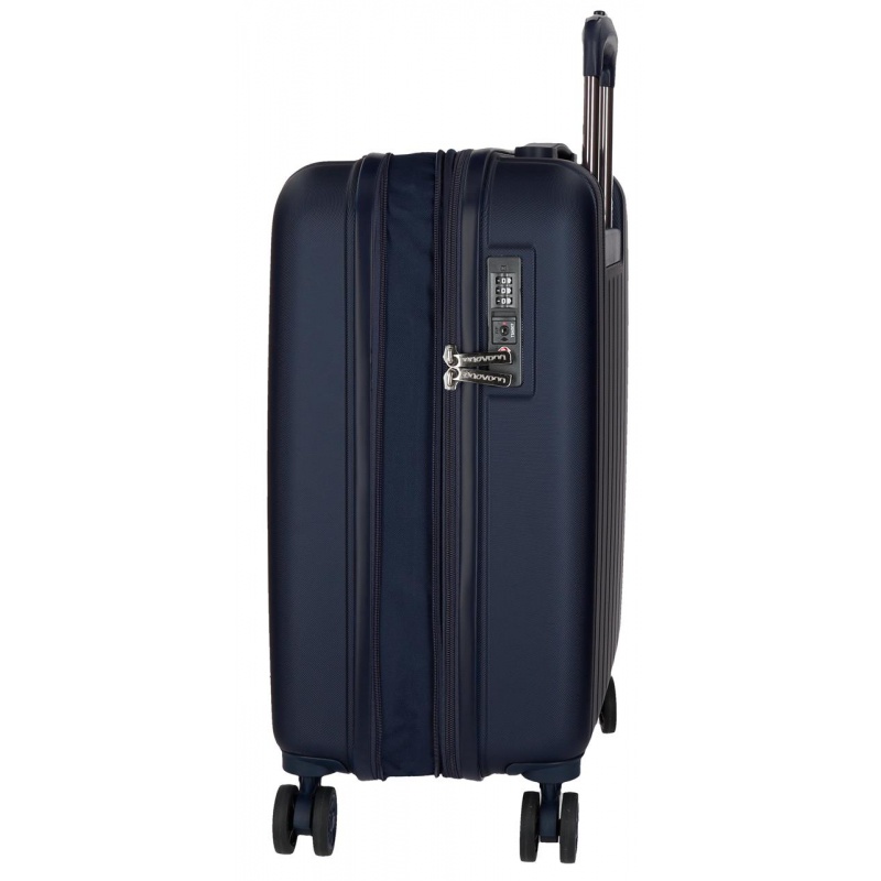 MOVOM Wood Navy Blue, Sada luxusných ABS cestovných kufrov, 65cm/55cm, 5318964 MOVOM Wood Navy Blue, Sada luxusných ABS cestovných kufrov, 65cm/55cm, 5318964