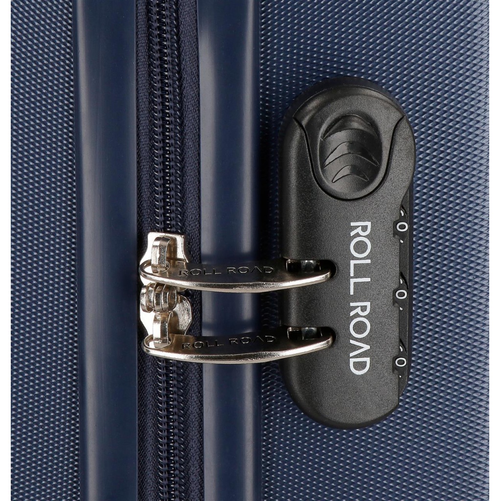 ROLL ROAD Flex Navy Blue, ABS Cestovní kufr, 55x38x20cm, 35L, 5849162 (small)