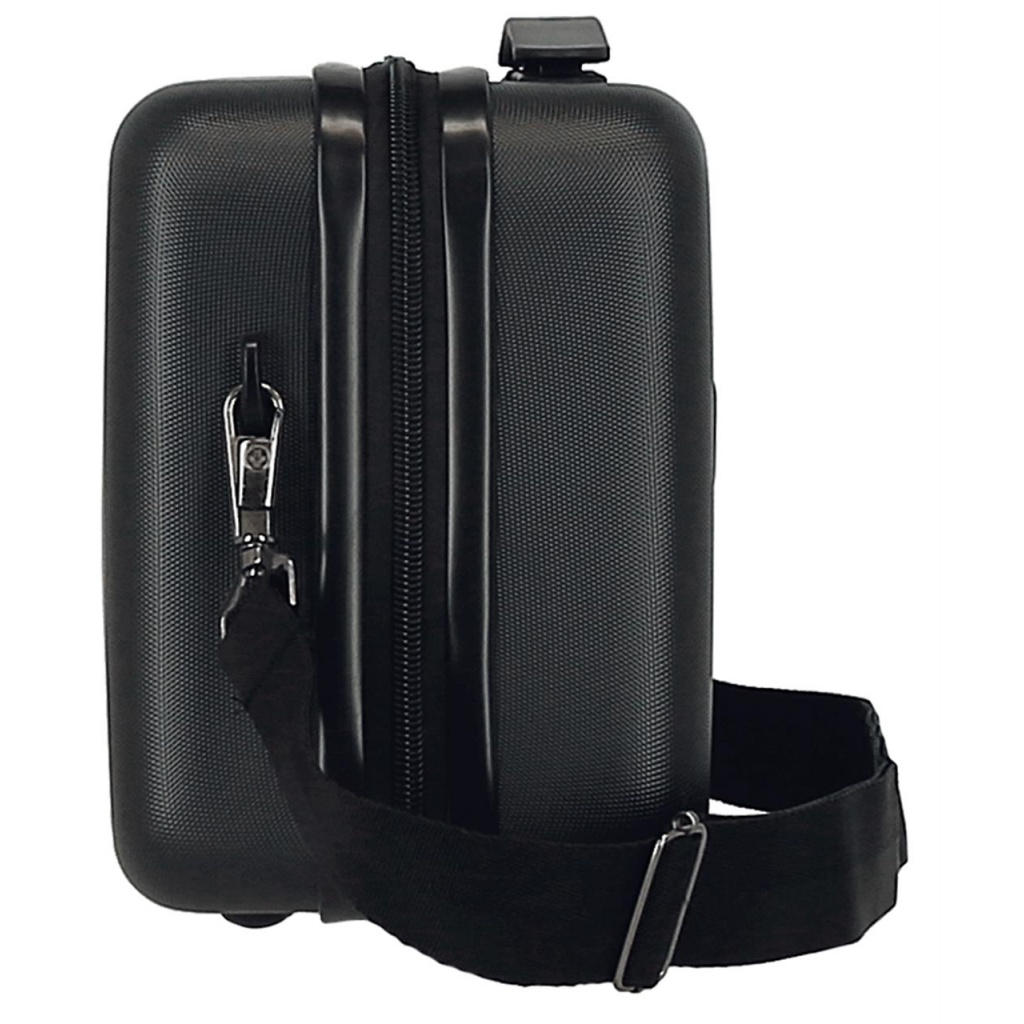 MOVOM Wood Black, Cestovný kozmetický príručný kufrík, 21x29x15cm, 9L, 5313961