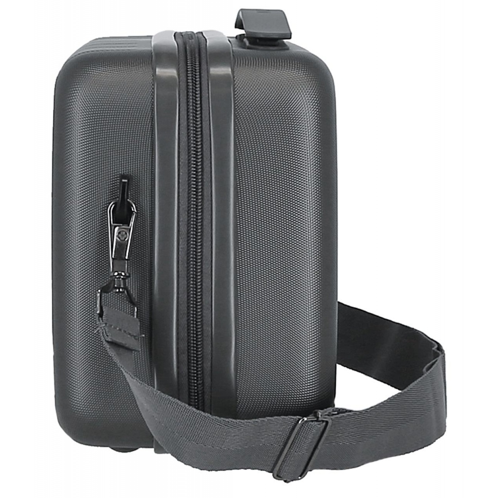 MOVOM Wood Antracite, Cestovný kozmetický príručný kufrík, 21x29x15cm, 9L, 5313962