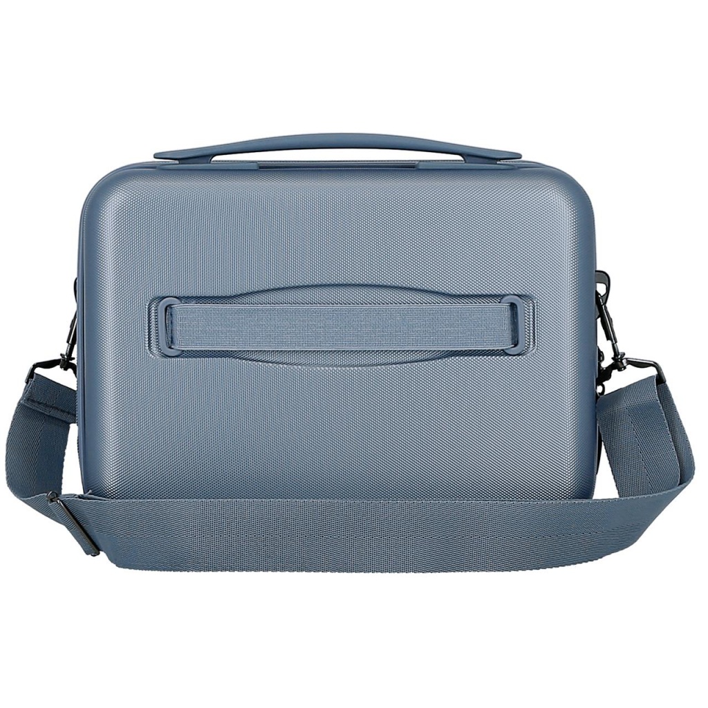 MOVEM Wood Steel Blue, Cestovní kosmetický příruční kufřík, 21x29x15cm, 9L, 5313963