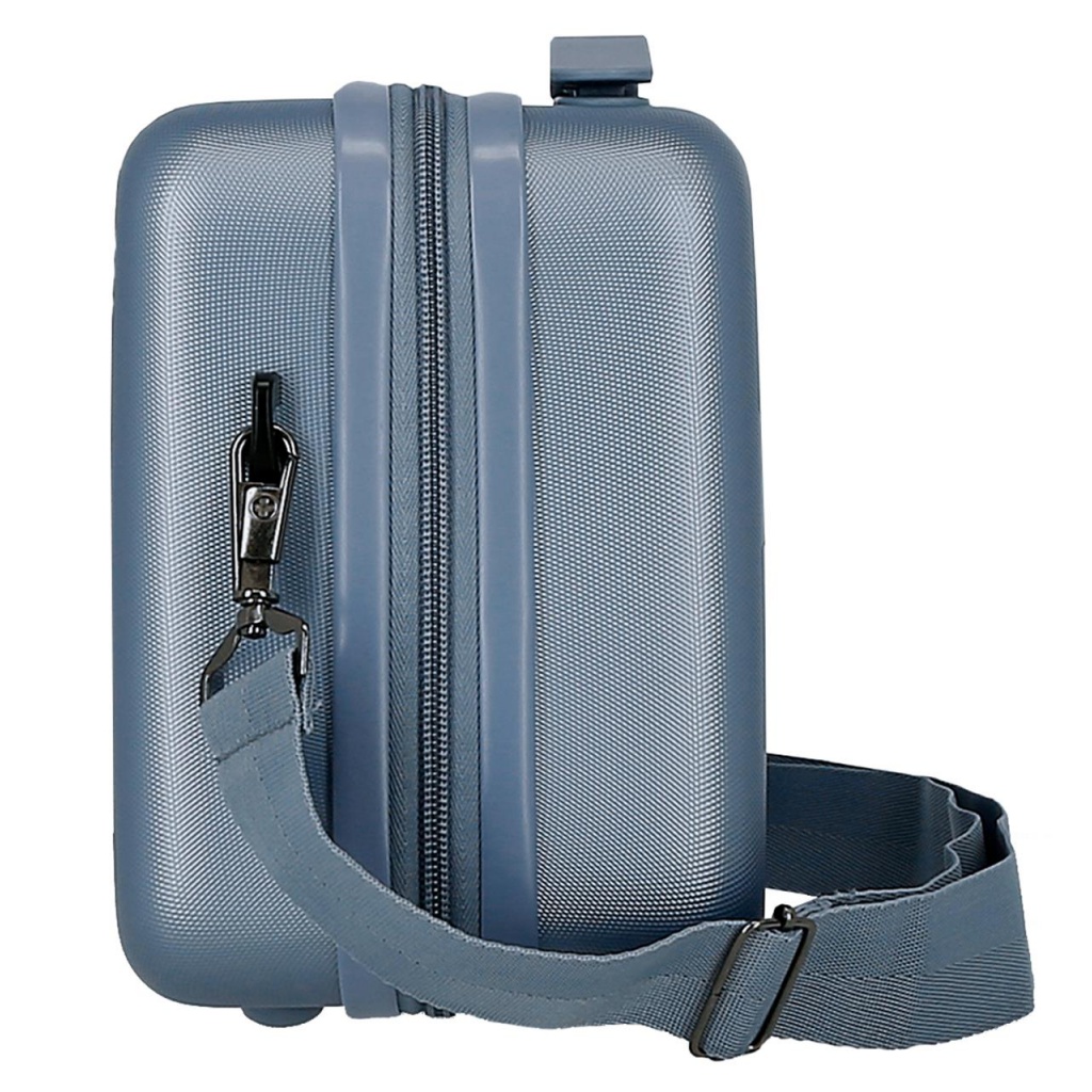 MOVEM Wood Steel Blue, Cestovní kosmetický příruční kufřík, 21x29x15cm, 9L, 5313963