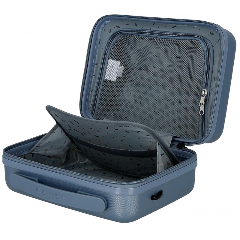 MOVOM Wood Steel Blue, Cestovný kozmetický príručný kufrík, 21x29x15cm, 9L, 5313963 MOVOM Wood Steel Blue, Cestovný kozmetický príručný kufrík, 21x29x15cm, 9L, 5313963