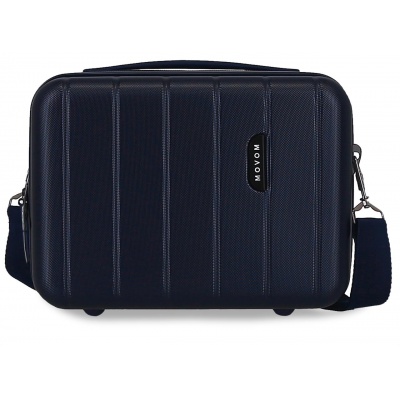 MOVOM Wood Navy Blue, Cestovný kozmetický príručný kufrík, 21x29x15cm, 9L, 5313964 MOVOM Wood Navy Blue, Cestovný kozmetický príručný kufrík, 21x29x15cm, 9L, 5313964