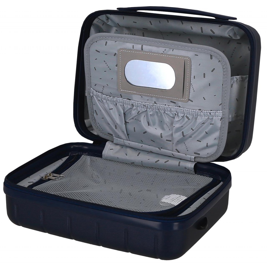 MOVEM Wood Navy Blue, Cestovní kosmetický příruční kufřík, 21x29x15cm, 9L, 5313964