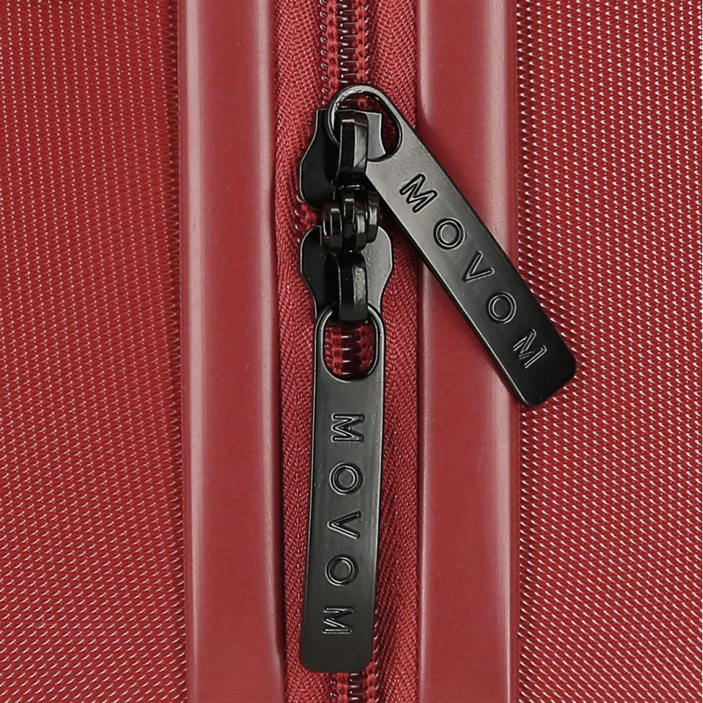MOVOM Wood Red, Cestovný kozmetický príručný kufrík, 21x29x15cm, 9L, 5313966