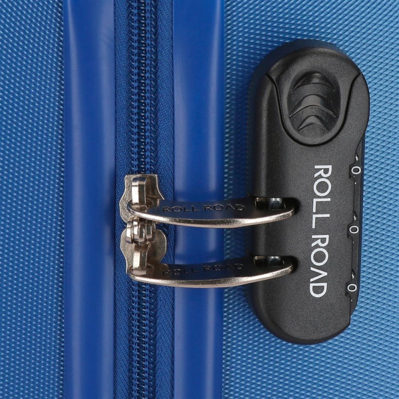 ROLL ROAD Flex Blue, ABS Cestovní kufr, 55x38x20cm, 35L, 5849163 (small) ROLL ROAD Flex Blue, ABS Cestovní kufr, 55x38x20cm, 35L, 5849163 (small)