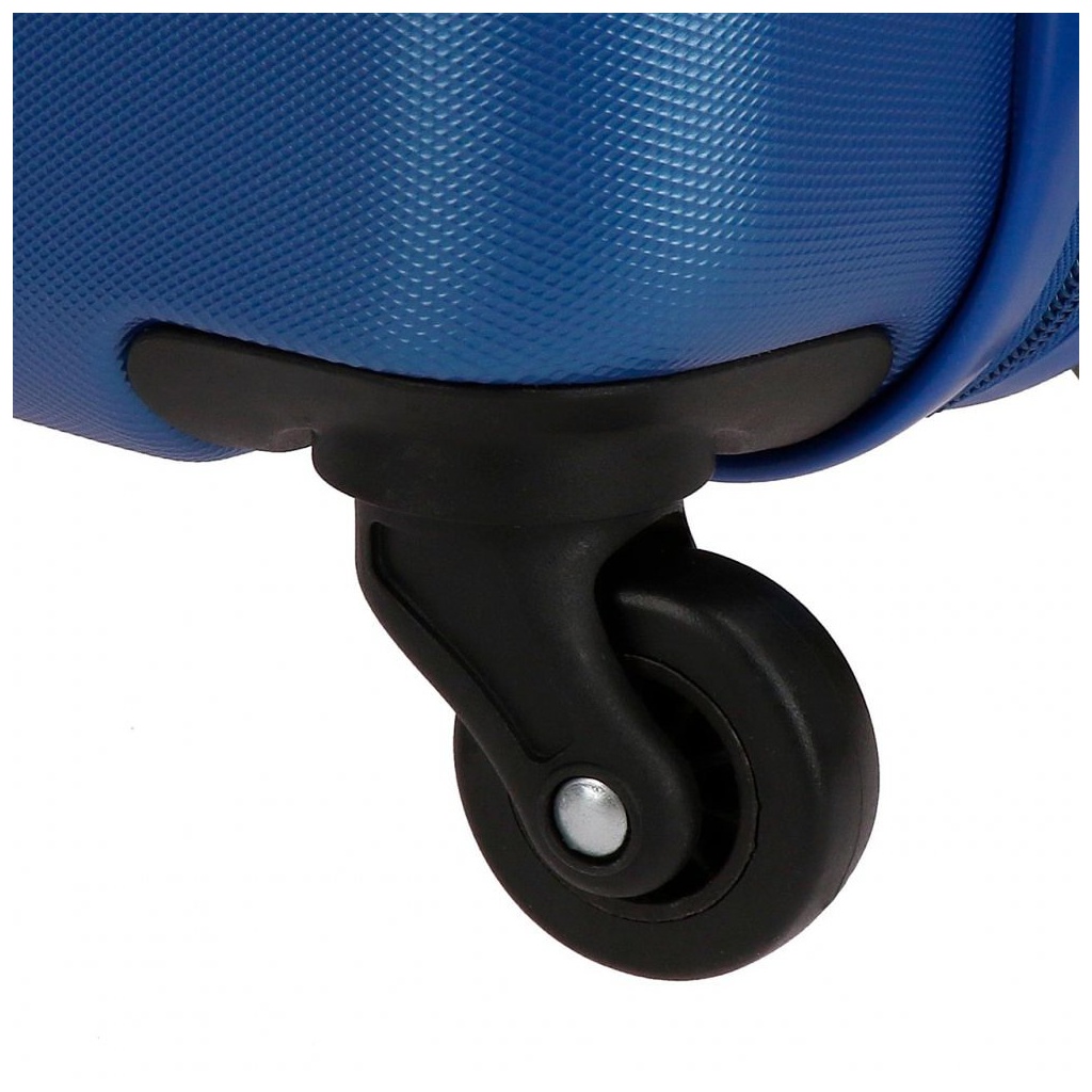 ROLL ROAD Flex Blue, ABS Cestovný kufor, 55x38x20cm, 35L – modrý kufor