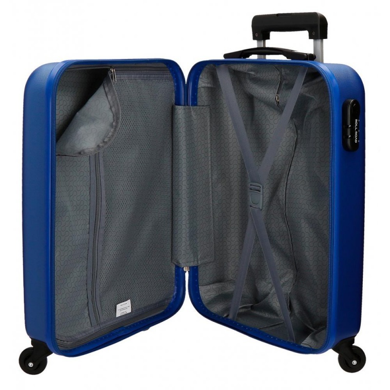 ROLL ROAD Flex Blue, ABS Cestovní kufr, 55x38x20cm, 35L, 5849163 (small) ROLL ROAD Flex Blue, ABS Cestovní kufr, 55x38x20cm, 35L, 5849163 (small)