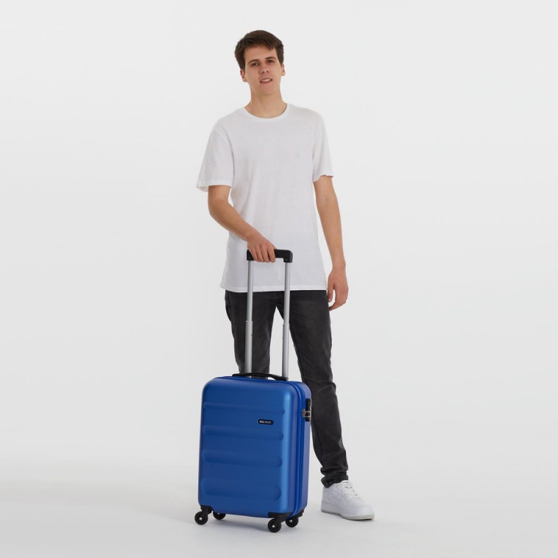 ROLL ROAD Flex Blue, ABS Cestovní kufr, 55x38x20cm, 35L, 5849163 (small) ROLL ROAD Flex Blue, ABS Cestovní kufr, 55x38x20cm, 35L, 5849163 (small)