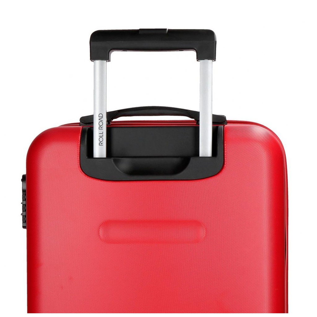 ROLL ROAD Flex Red, ABS Cestovní kufr, 65x46x23cm, 56L, 5849264 (medium)